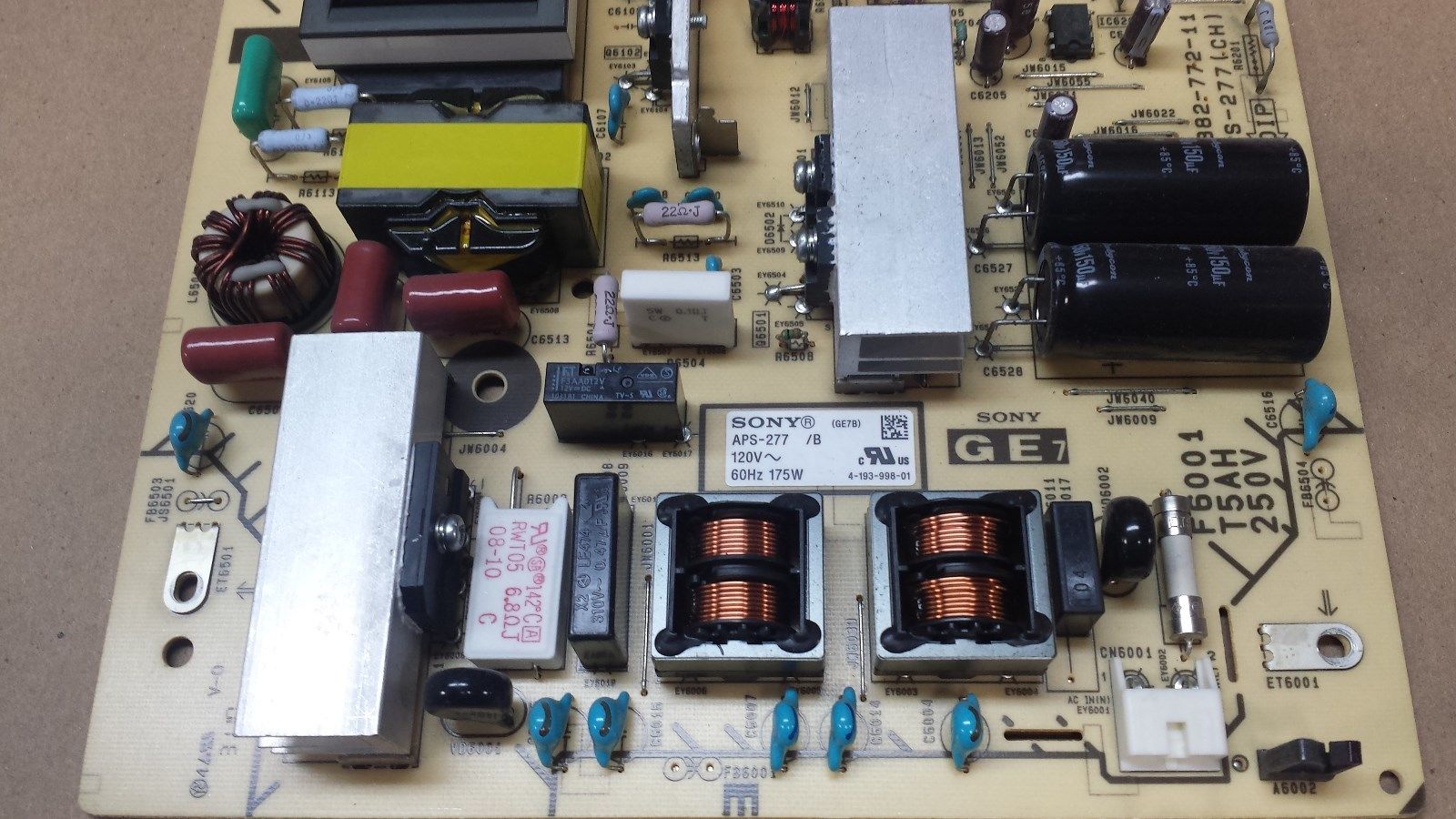 SONY NSX-32GT 1 32" TV Power Board 147424711 APS-277/B (CH) tested
